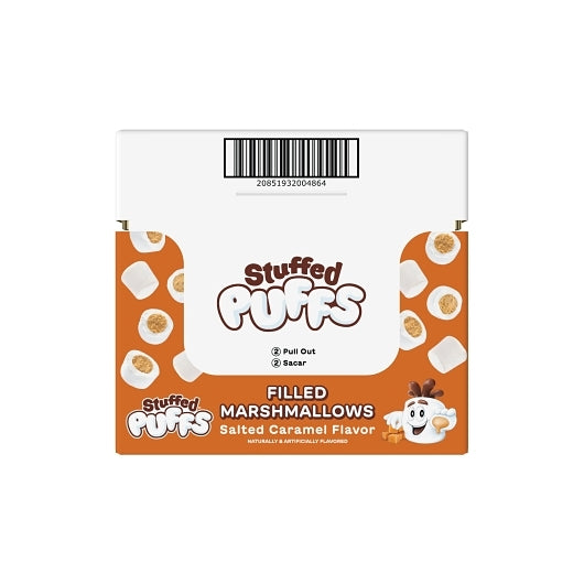 Stuffed Puffs Vanilla Marshmallow With Caramel Center - Case, 8.6 Ounce, 6 Per Case