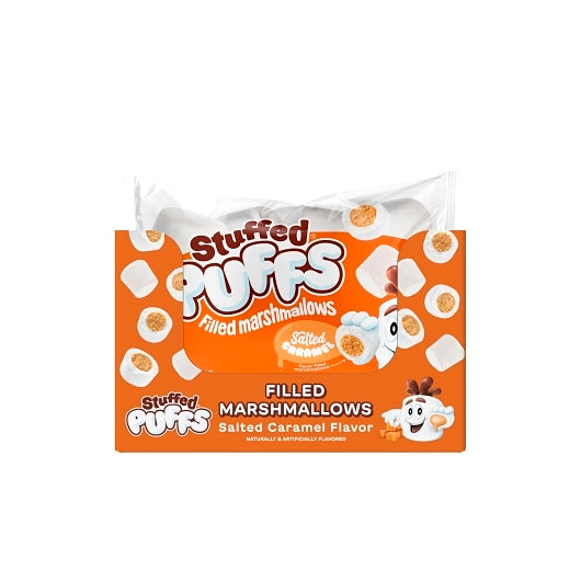 Stuffed Puffs Vanilla Marshmallow With Caramel Center - Case, 8.6 Ounce, 6 Per Case