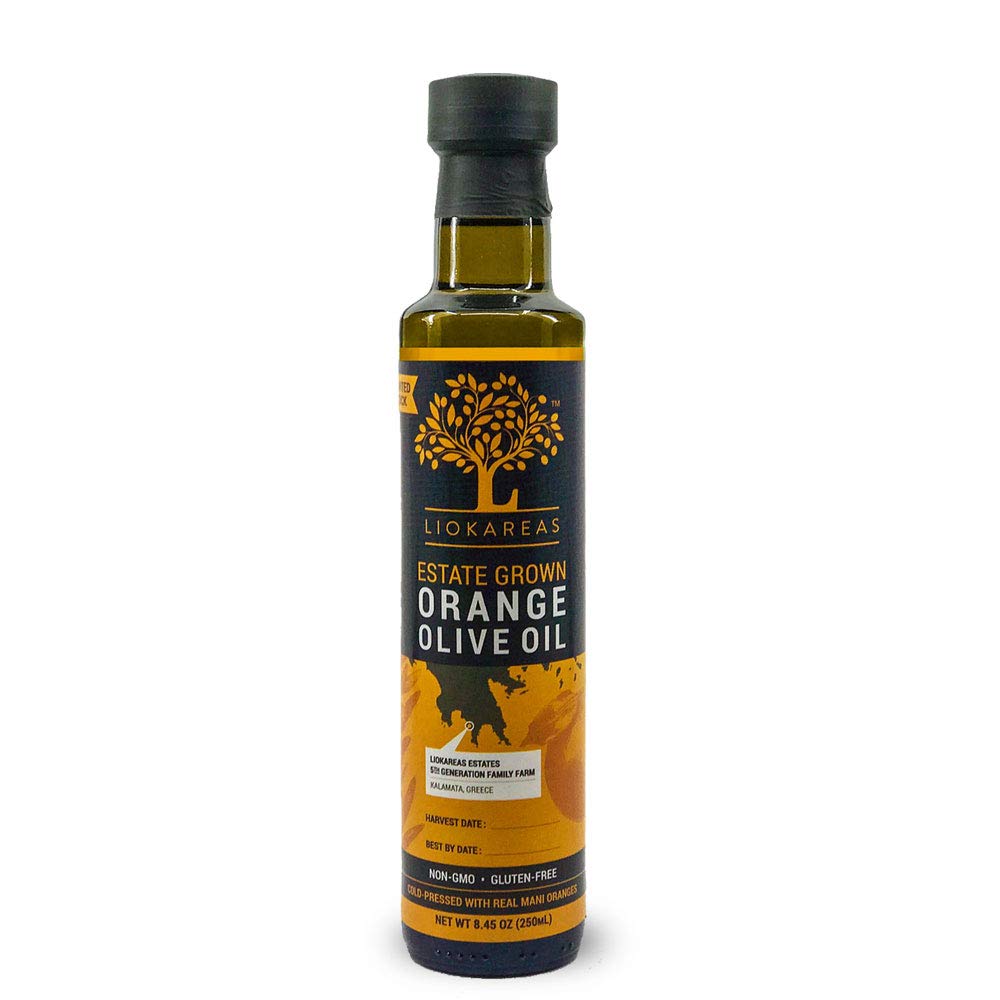 Liokareas Award Winning Olive Oil and Vinegar All Flavors Glass Bottles