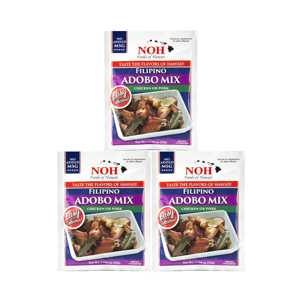 NOH Foods of Hawaii seasoning packets 1.5 oz Pack of 3 Over 15 different flavor varieties to make every Hawaiian specialty