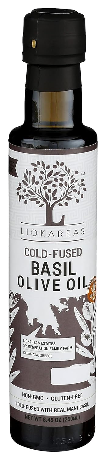 Liokareas Award Winning Olive Oil and Vinegar All Flavors Glass Bottles