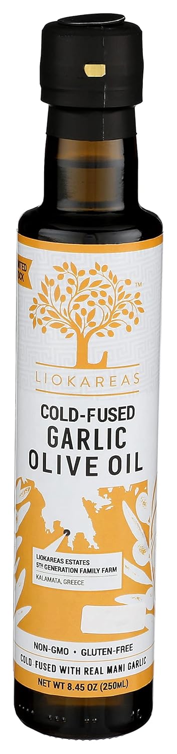 Liokareas Award Winning Olive Oil and Vinegar All Flavors Glass Bottles