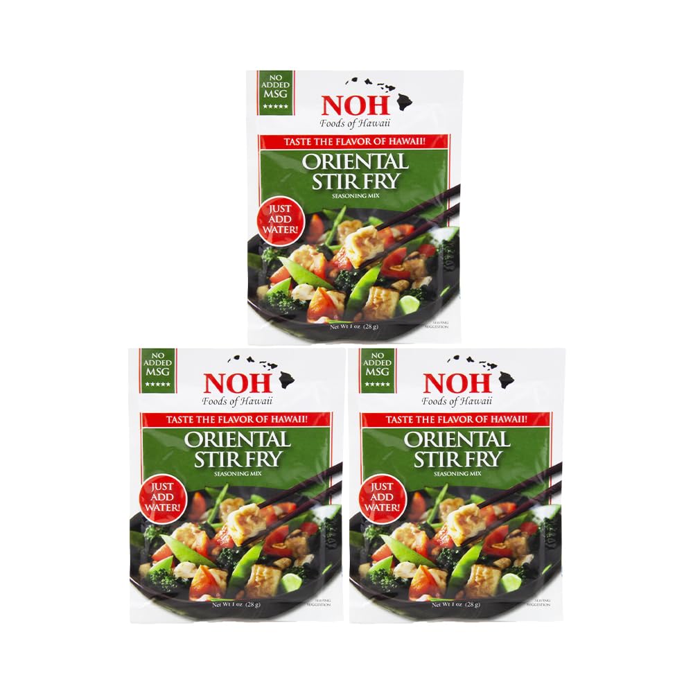NOH Foods of Hawaii seasoning packets 1.5 oz Pack of 3 Over 15 different flavor varieties to make every Hawaiian specialty