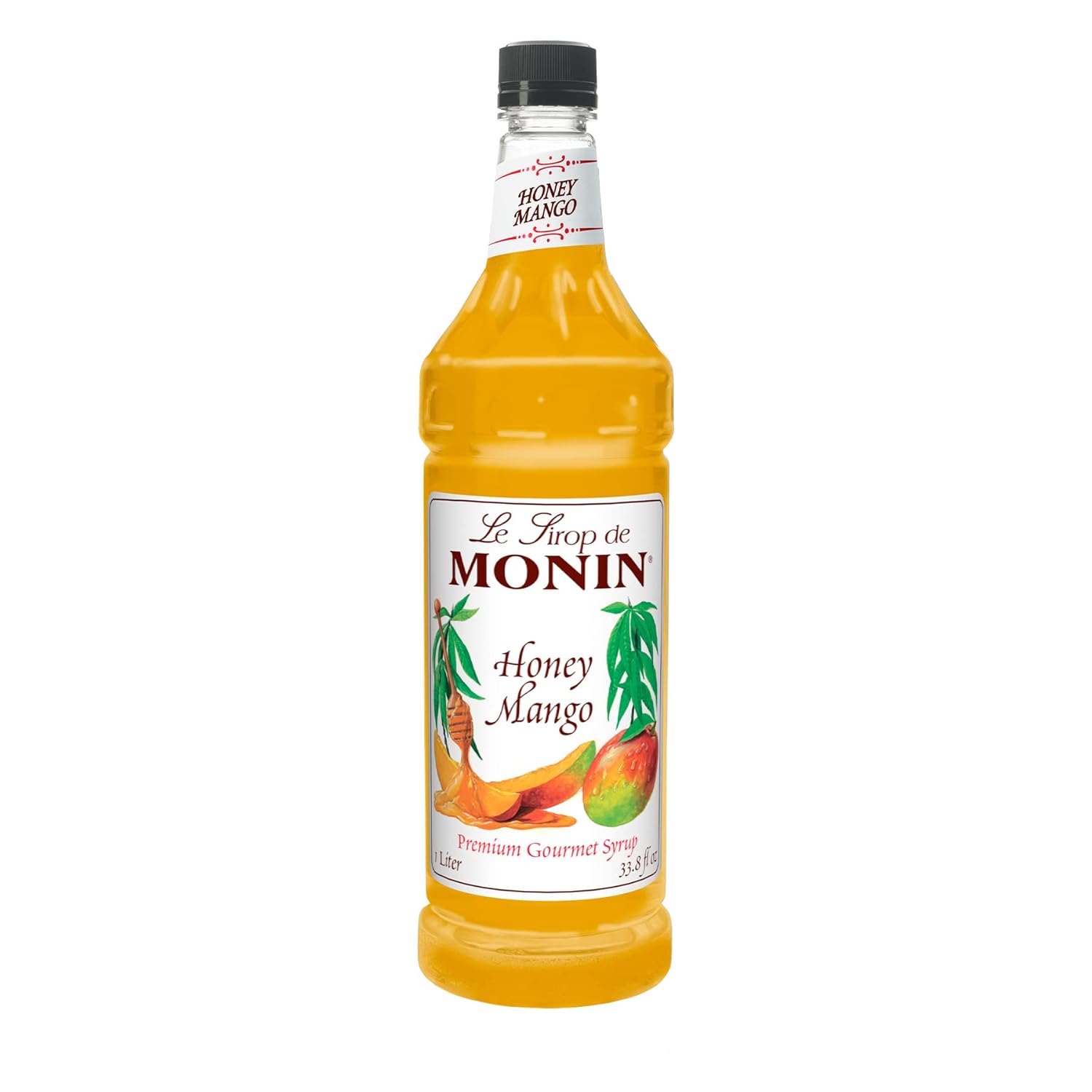 Monin Honey Mango Syrup 1 Liter bottle