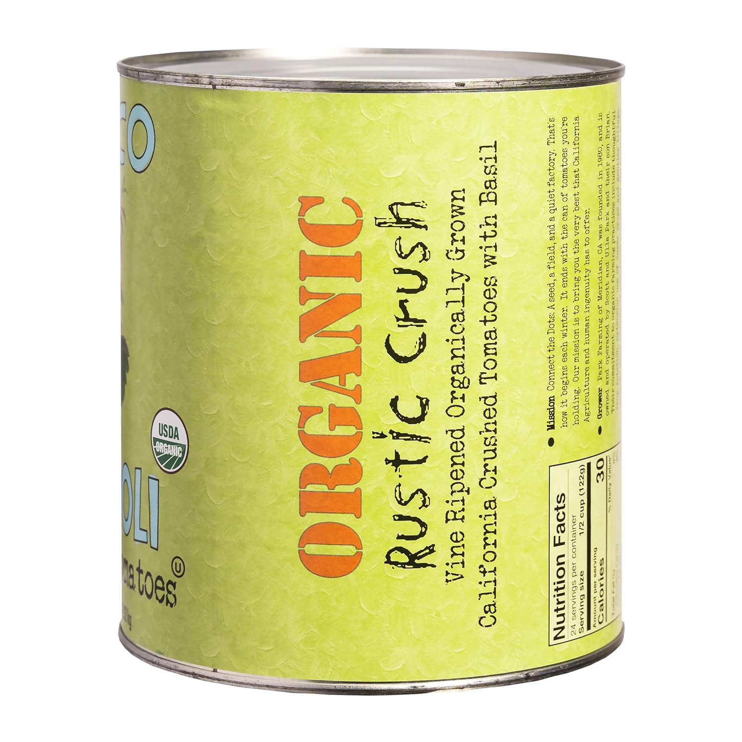 Bianco DiNapoli Rustic Crushed Pizza Tomatoes — Foodservice #10