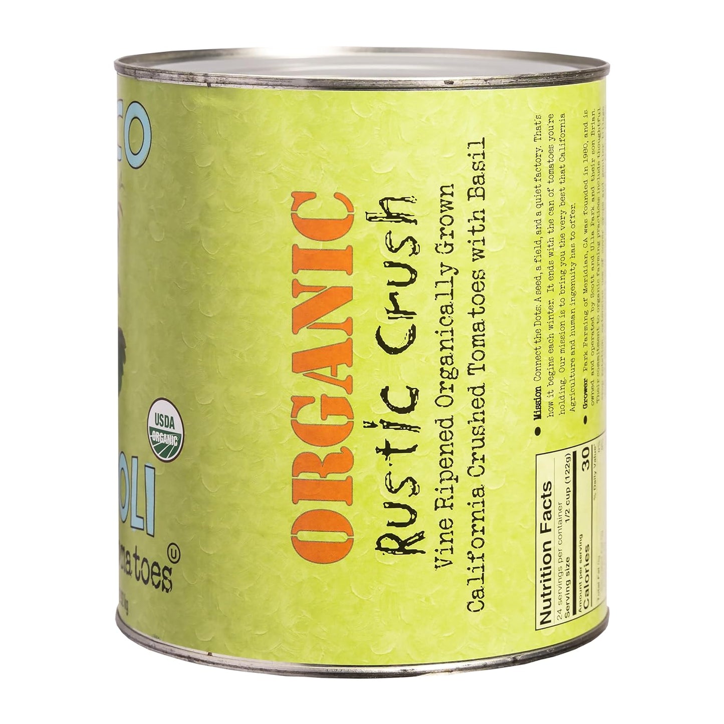 BIANCO DINAPOLI Crushed Tomato Rustic Pizza, Foodservice Size Can