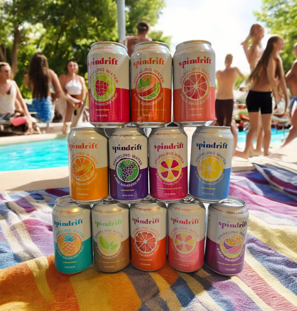 Spindrift Sparkling Water 12 pack variety 12 different hard to find flavors