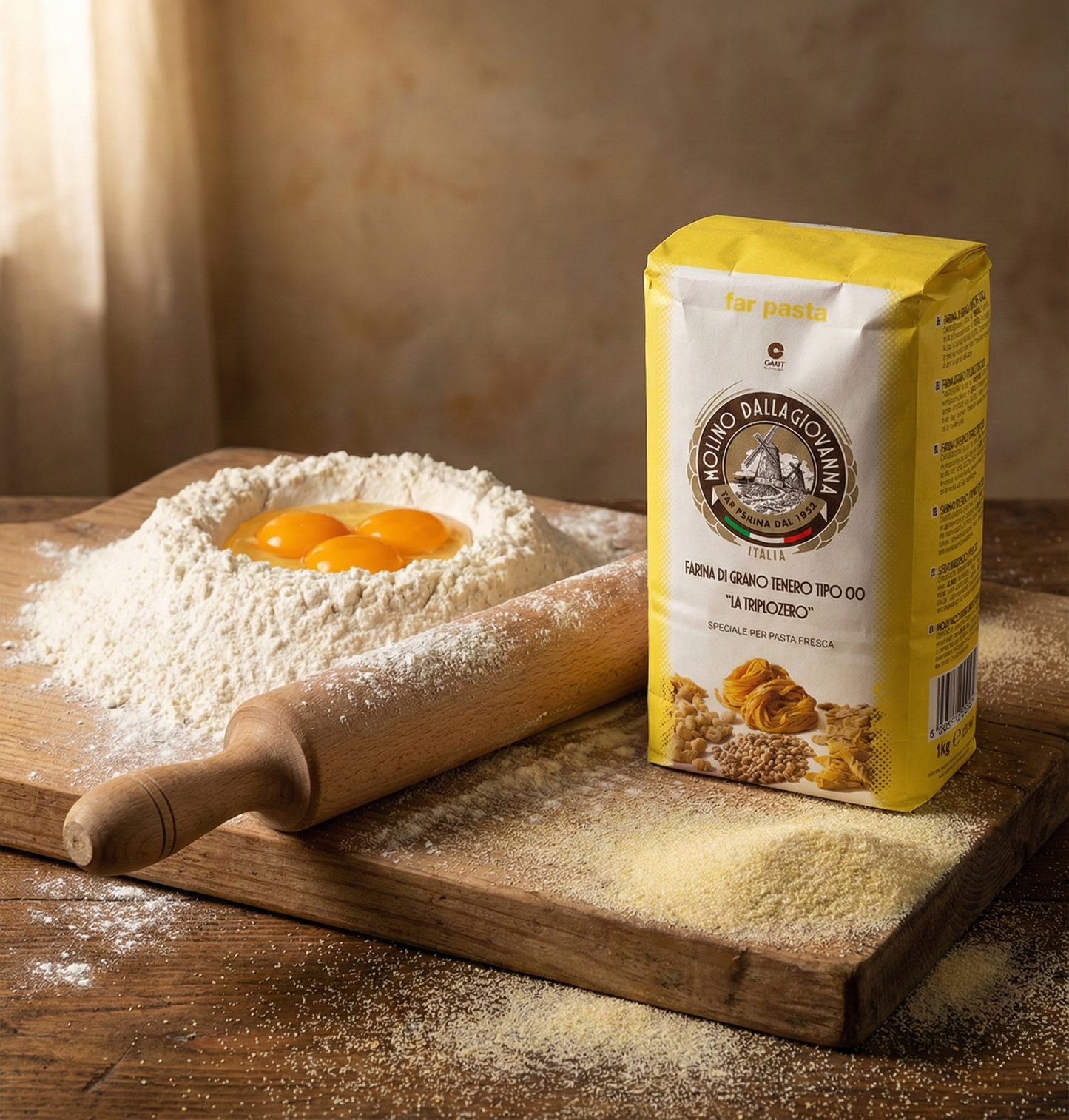 Molino Dallagiovanna | LaTriplozero Fresh Pasta Flour (Type 00) | Ultra-Low Ash