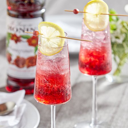 Monin Pomegranate Syrup 1 Liter Bottle