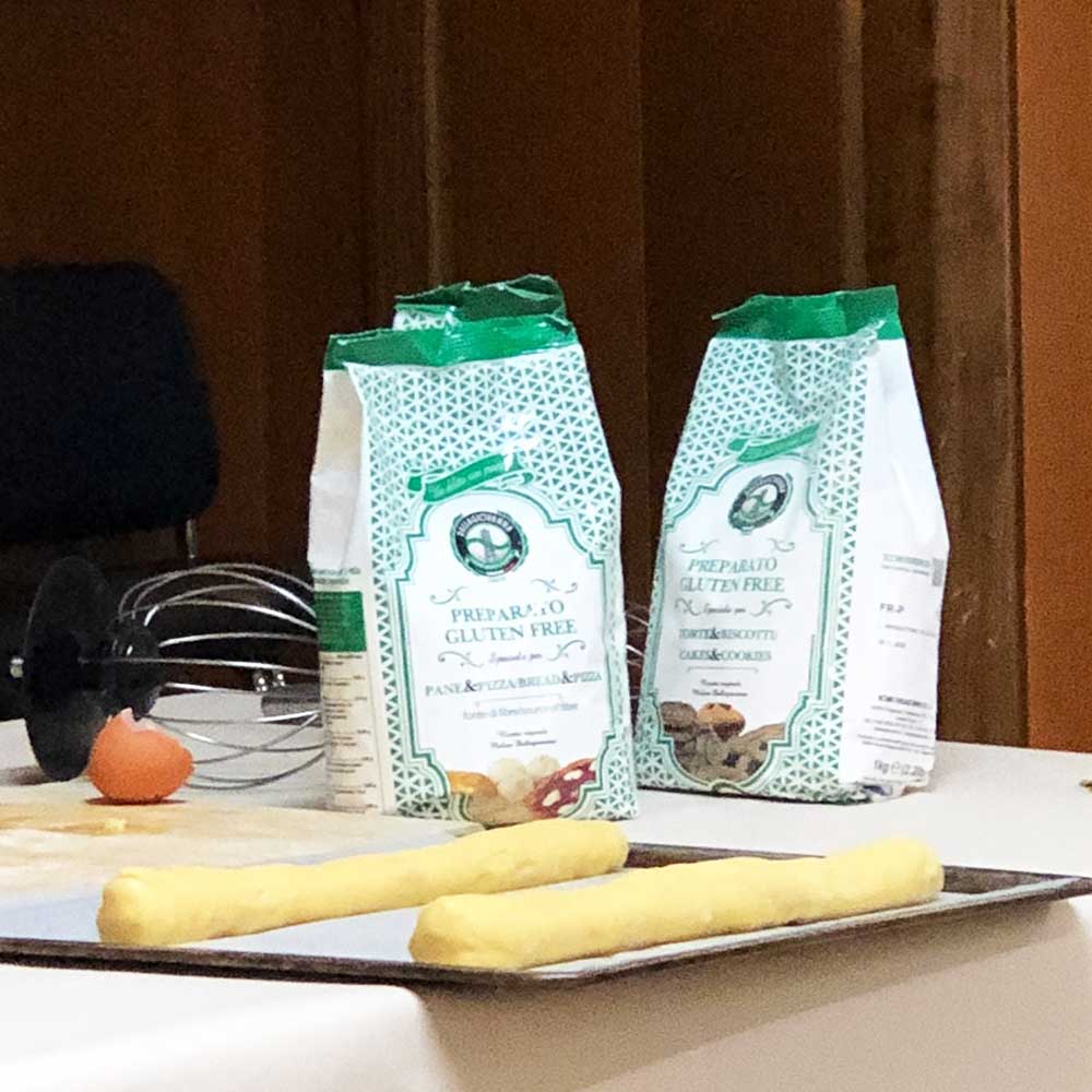 Molino Dallagiovanna Preparato Gluten Free Pane and Pizza 1 Kg (2 pack)