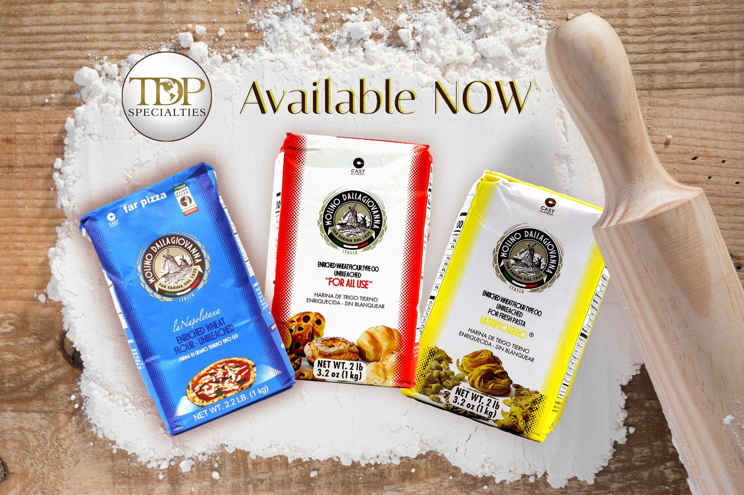 Molino Dallagiovanna Italian holiday baking box Includes extensive Italian recipe baking book