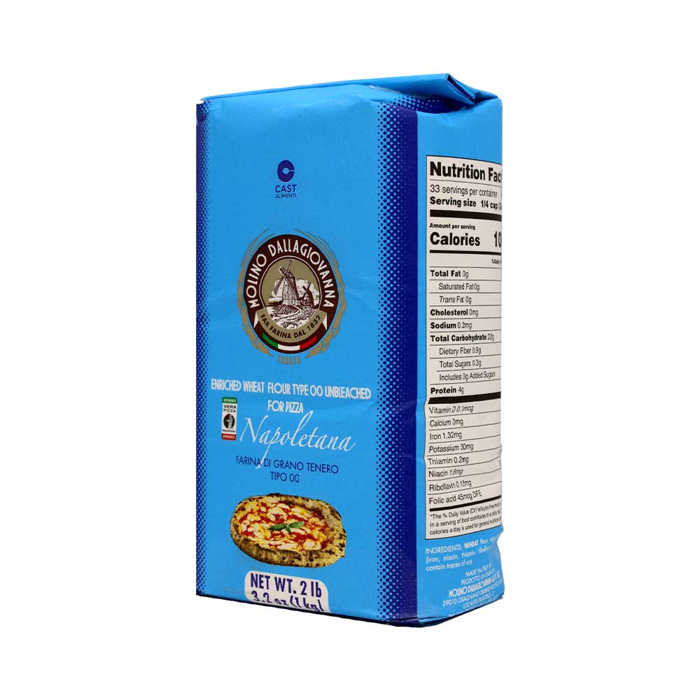 Molino Dallagiovanna Napoletana Enriched wheat Pizza Flour Type 00 1kg –  TDP Specialities