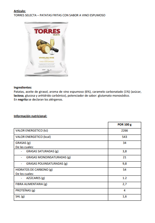 Torres Patatas Fritas Spanish Potato Chips Imported From Barcelona, Spain Exotic Flavors (Foie Gras, 10 Pack)