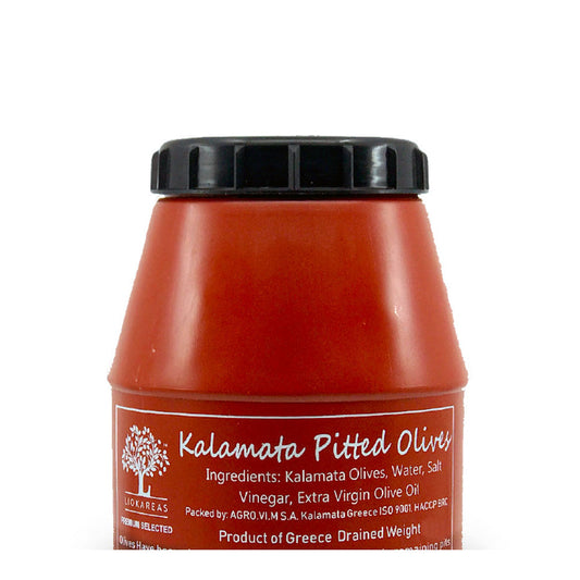 Liokareas Greek Kalamata Pitted Olives, 2kg (4.4 lbs) Bulk