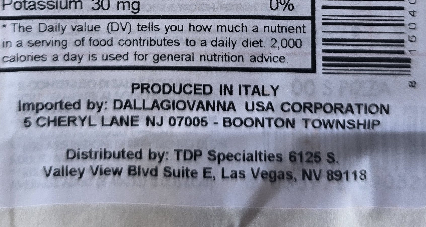 Molino Dallagiovanna Rossa High Temperature Long Fermentation Pizza Flour detail view 2