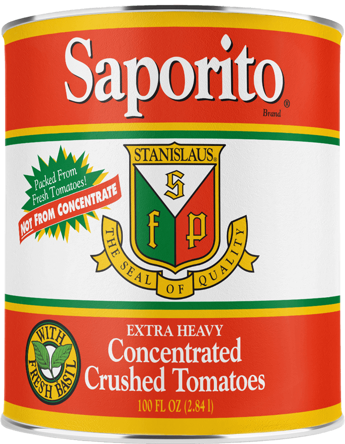 Stanislaus Saporito Extra Heavy Concentrated crushed tomatoes