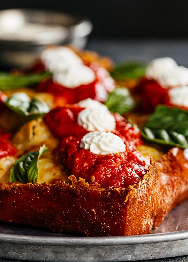 Stanislaus Saporito Super Heavy Pizza Sauce with Fresh Basil