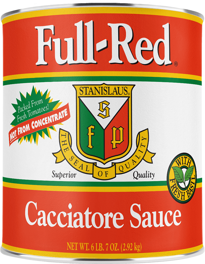 Stanislaus Full Red Cacciatore Sauce
