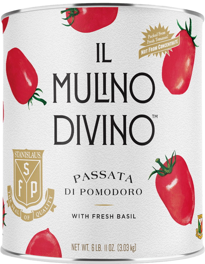 Stanislaus Il Mulino Divino Passata Di Pomodoro with Fresh Basil
