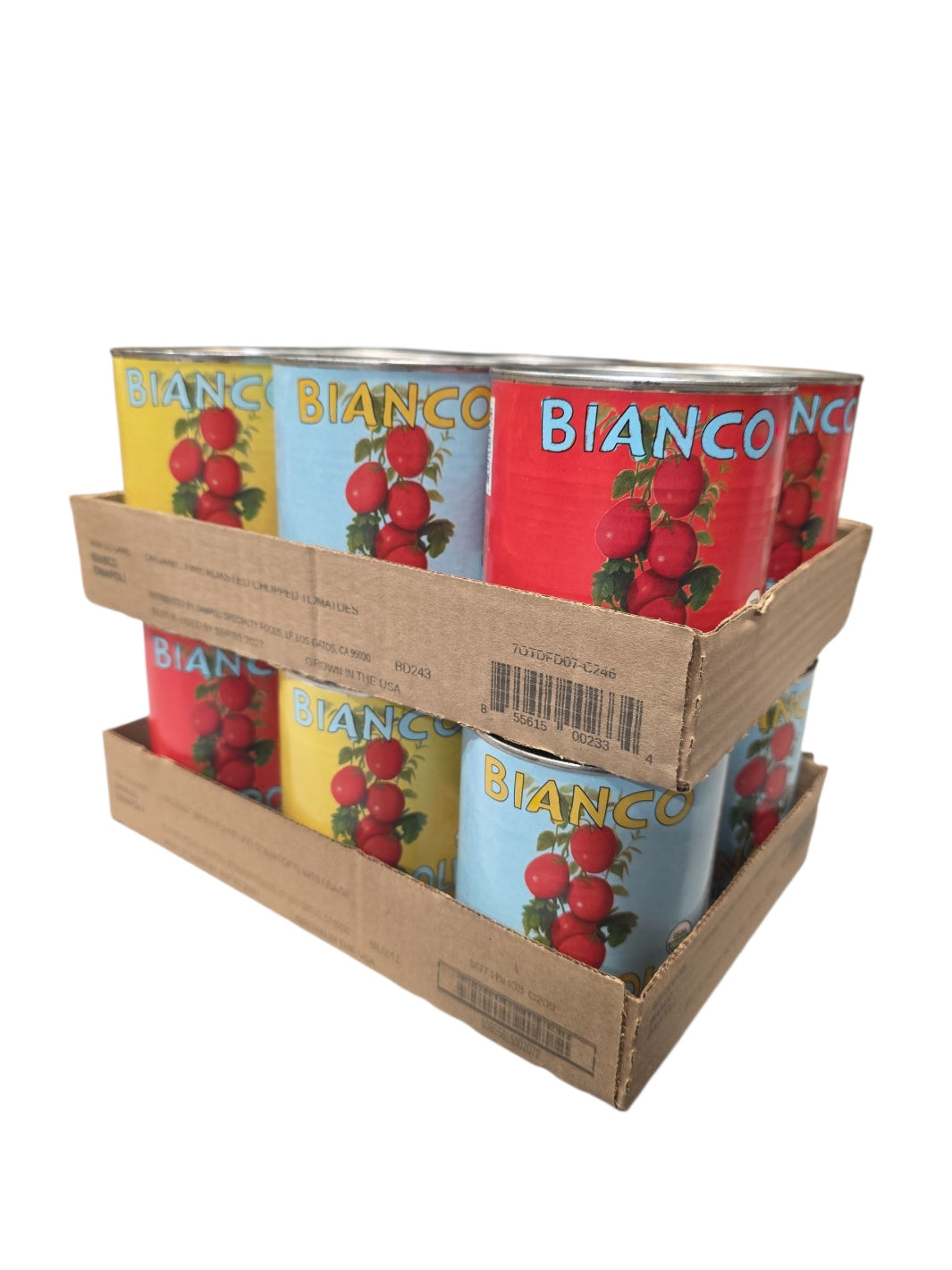 Bianco Dinapoli Organic Tomatoes 28 oz 12 Can 2 pack with free 2 day air shipping
