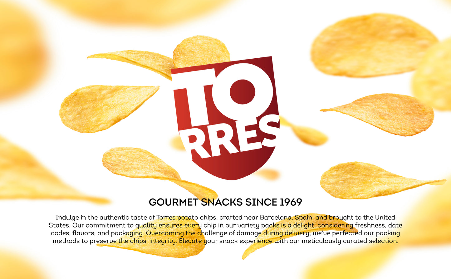 Torres Fried Egg Potato Chips — Case of 20 (1.76 oz (50g) Bags)