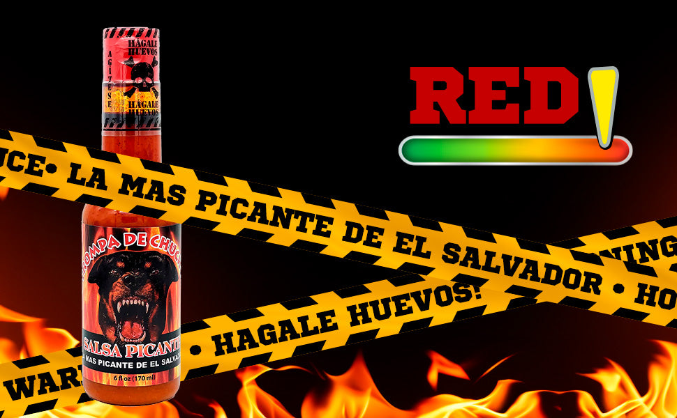 Trompa De Chucho Hot Sauce La Mas Picante De El Salvador 100% organic Imported Salvadorean Salsa Chili Vinegar 3 peppers Jalapeno, Habanero, Tabasco  Hagale Huevos! detail view 10