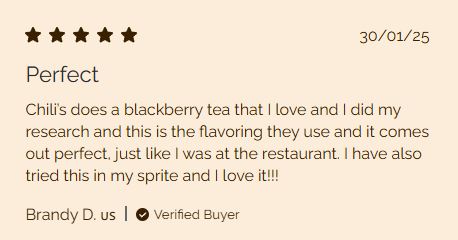 Monin Blackberry Syrup 1 Liter Bottle