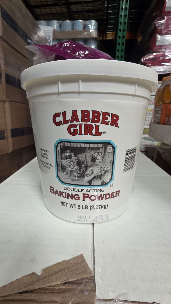 Clabber Girl Baking Powder 5lb Tub