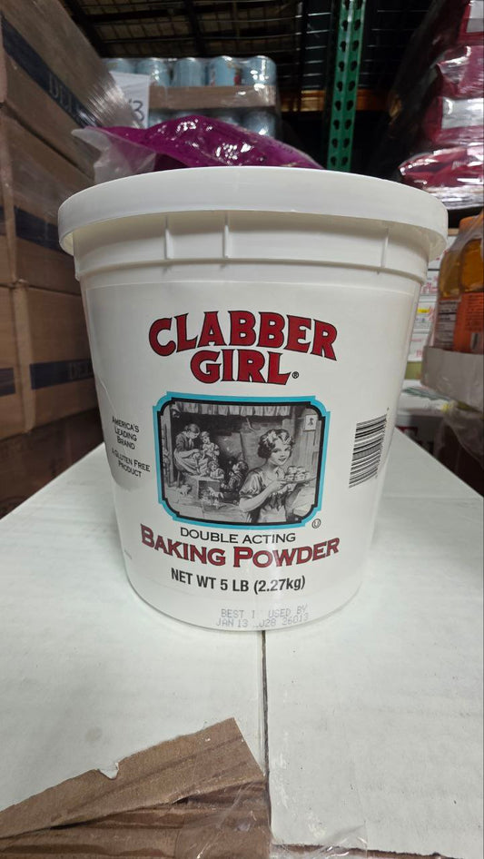 Clabber Girl Baking Powder 5lb Tub