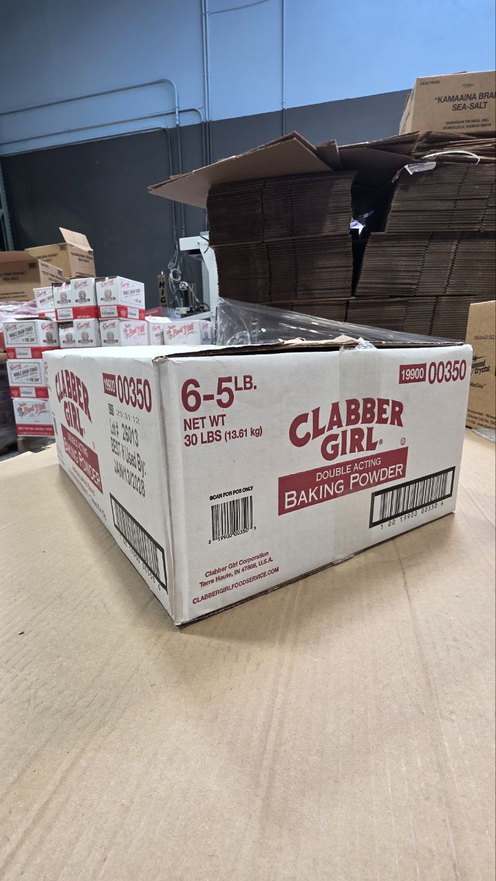 Clabber Girl Baking Powder - Case of 6 x 5lb