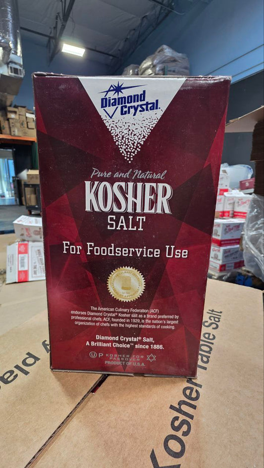 Diamond Crystal Kosher Salt 3lb Box - Front