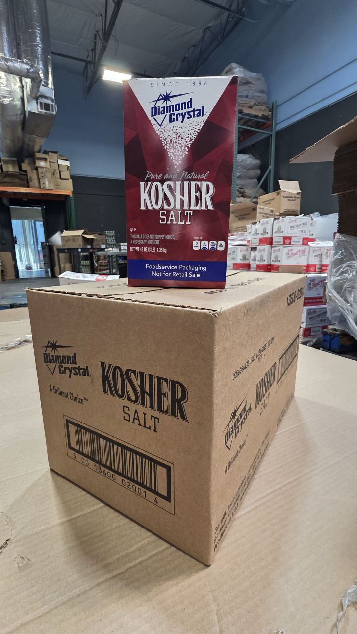 Diamond Crystal Kosher Salt - Box with Products