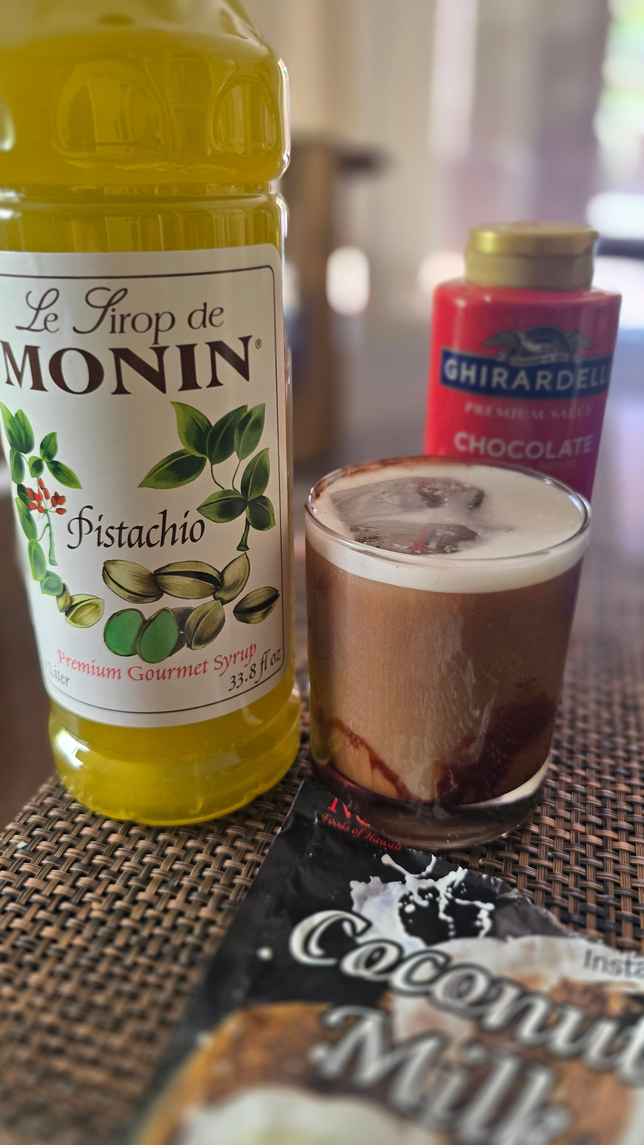 Tesoros Coffee Kit Everything to make a Dubai Coffee Syrup, Sauce, Coconut Milk, Coffee, Pump