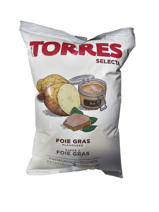 Torres Foie Gras Potato Chips — Case of 20 (1.76 oz (50g) Bags)