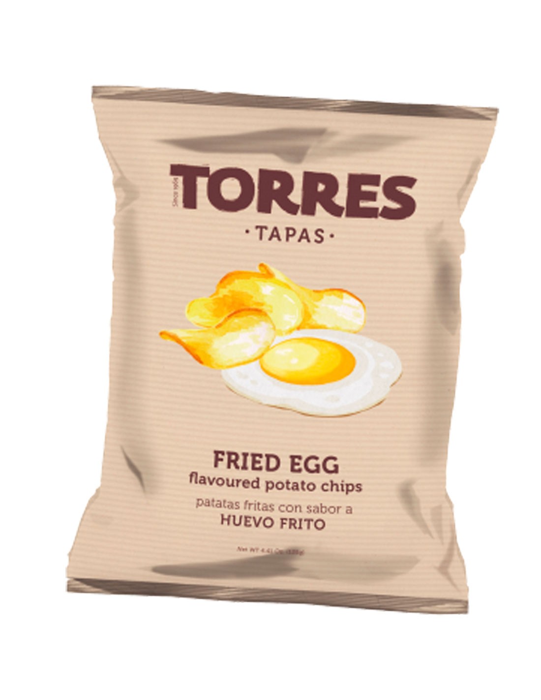 Torres Fried Egg Potato Chips — Case of 20 (1.76 oz (50g) Bags)