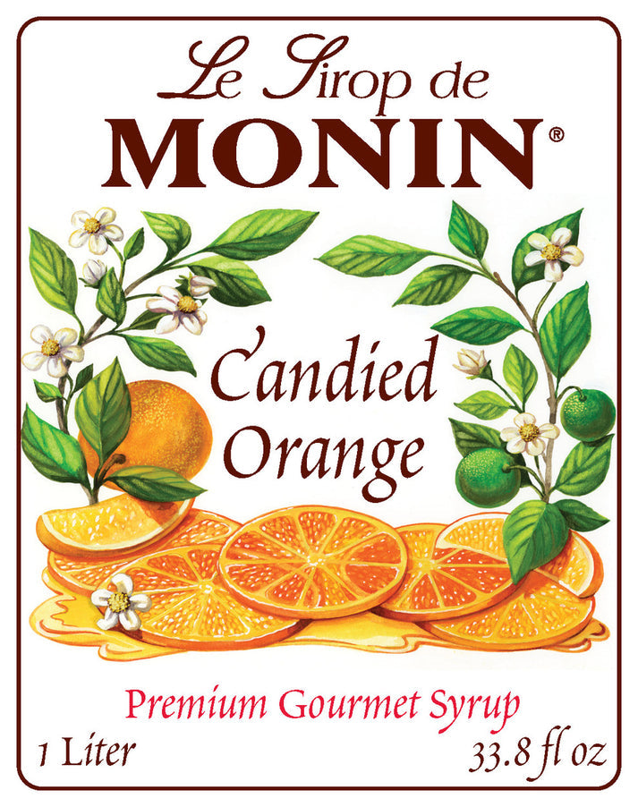 Monin Candied Orange Syrup; 1 Liter