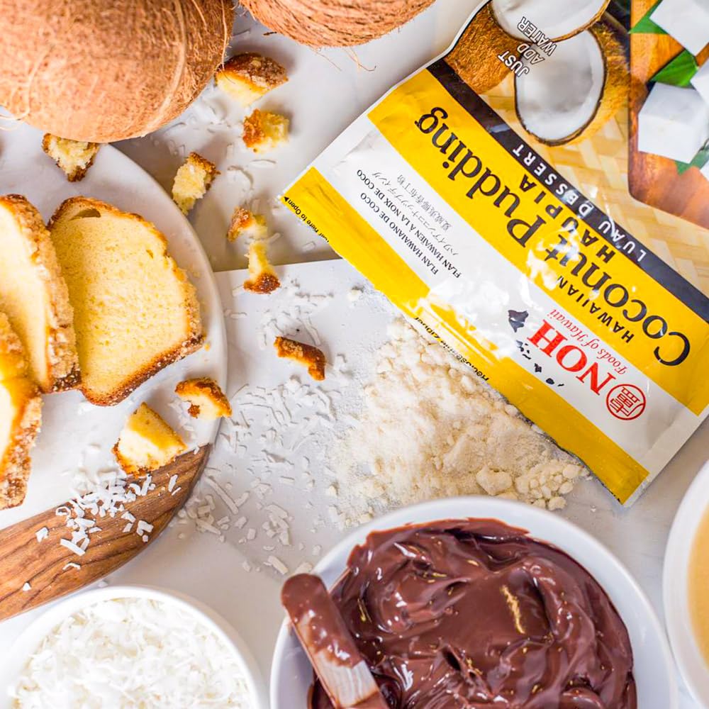 NOH Foods of Hawaii four serving seasoning packets 1.5 oz Pack of 3 Taste the flavor of Hawaii with each unique and famous meal Coconut Pudding