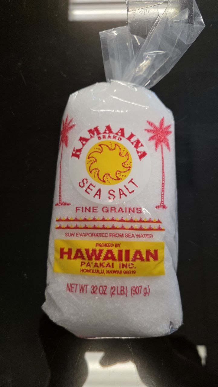 Kamaaina Sea Salt Fine Grains 2lb
