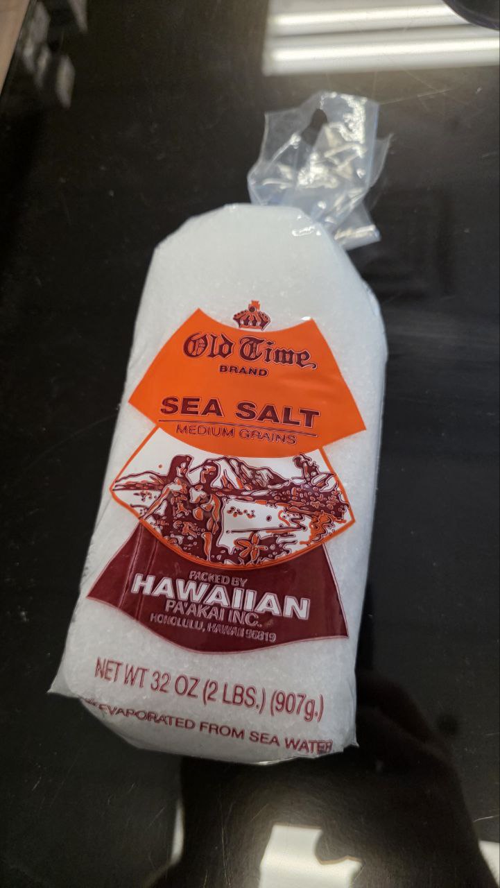 Old Time Sea Salt Medium Grains 2lb