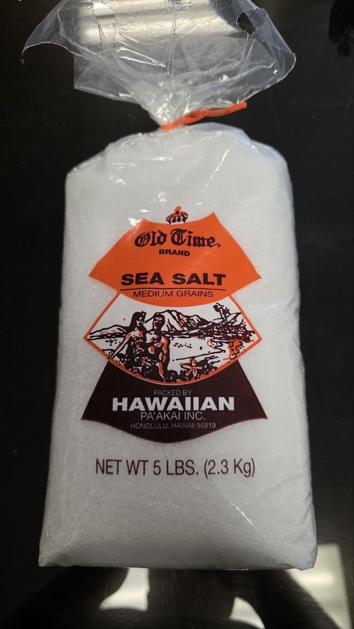 Old Time Sea Salt Medium Grains 5lb