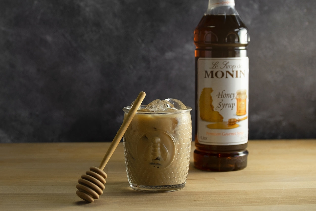 Monin Honey Syrup; 1 Liter