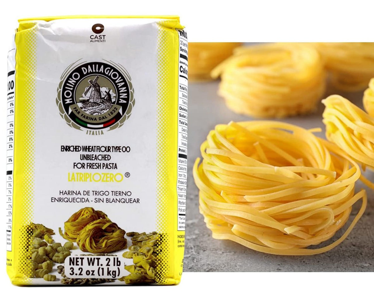 Molino Dallagiovanna LaTriplozero Pasta 00 Flour 10 x 1 kg