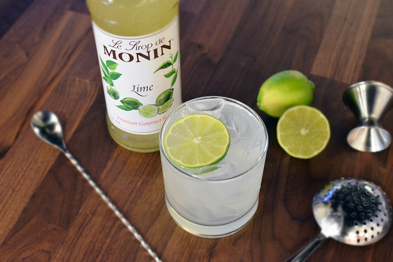 Monin Lime Flavored Syrup 1 Liter bottle