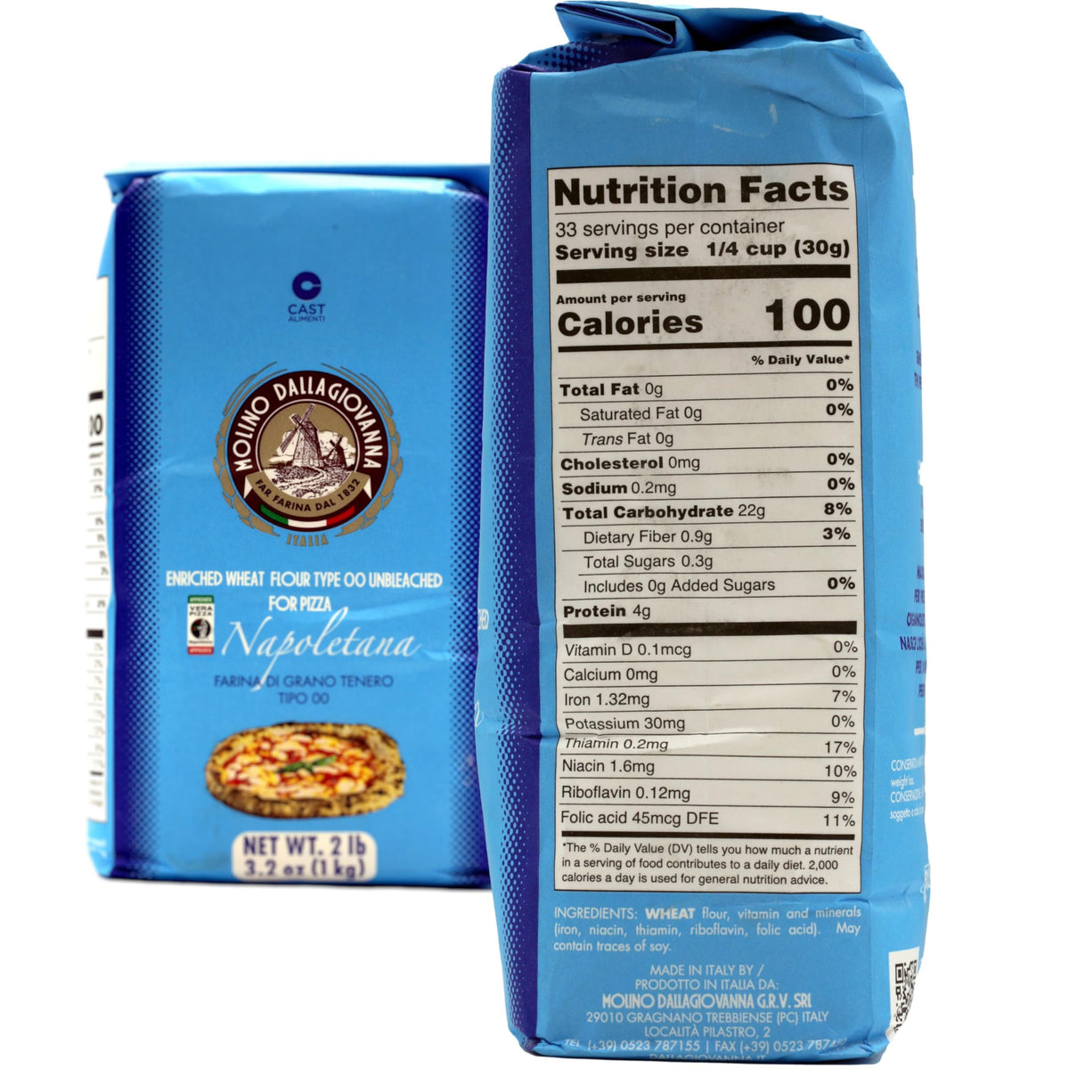 Molino Dallagiovanna Napoletana 00 Pizza Flour 10 x 1 kg