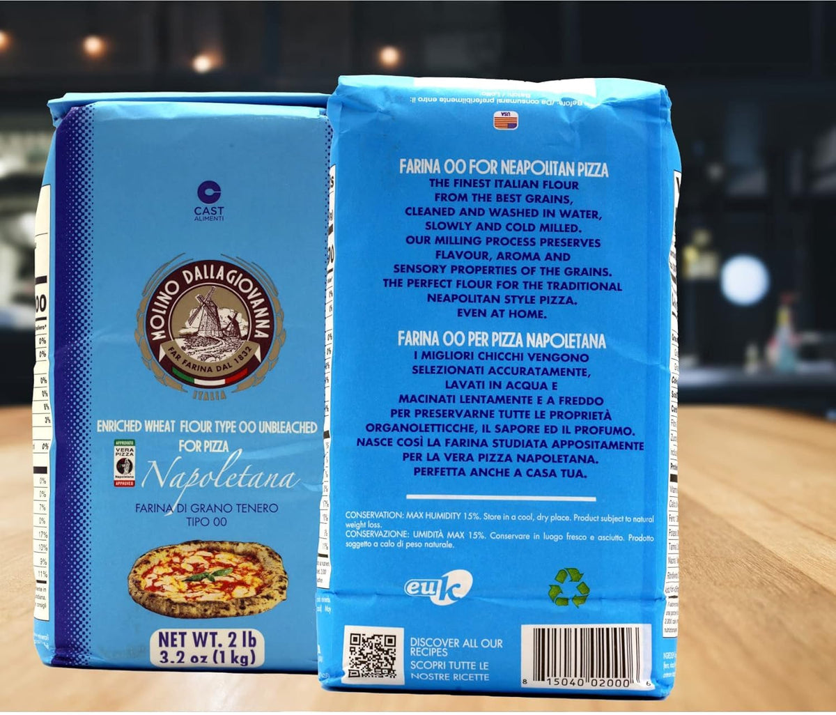 Molino Dallagiovanna Napoletana 00 Pizza Flour 10 x 1 kg