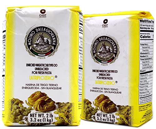 Molino Dallagiovanna LaTriplozero Pasta 00 Flour 10 x 1 kg