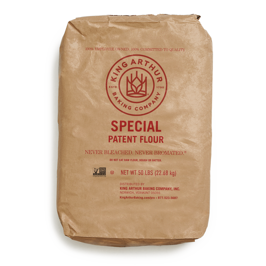 King Arthur Special Patent baking flour 50 lb foodservice size bag