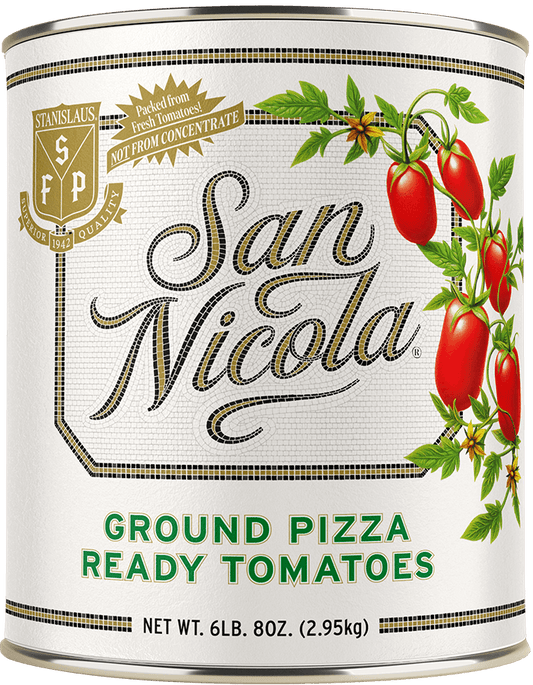 Stanislaus San Nicola Pizza Ready Sauce — Case of 6 #10 Cans