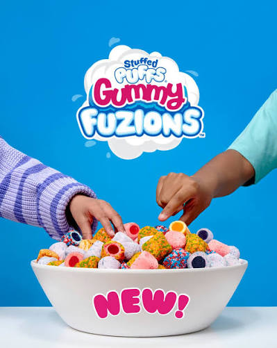 Stuffed Puffs Sour Berry Mixed Berry Bites, 4.36 Ounce, 8 Per Case