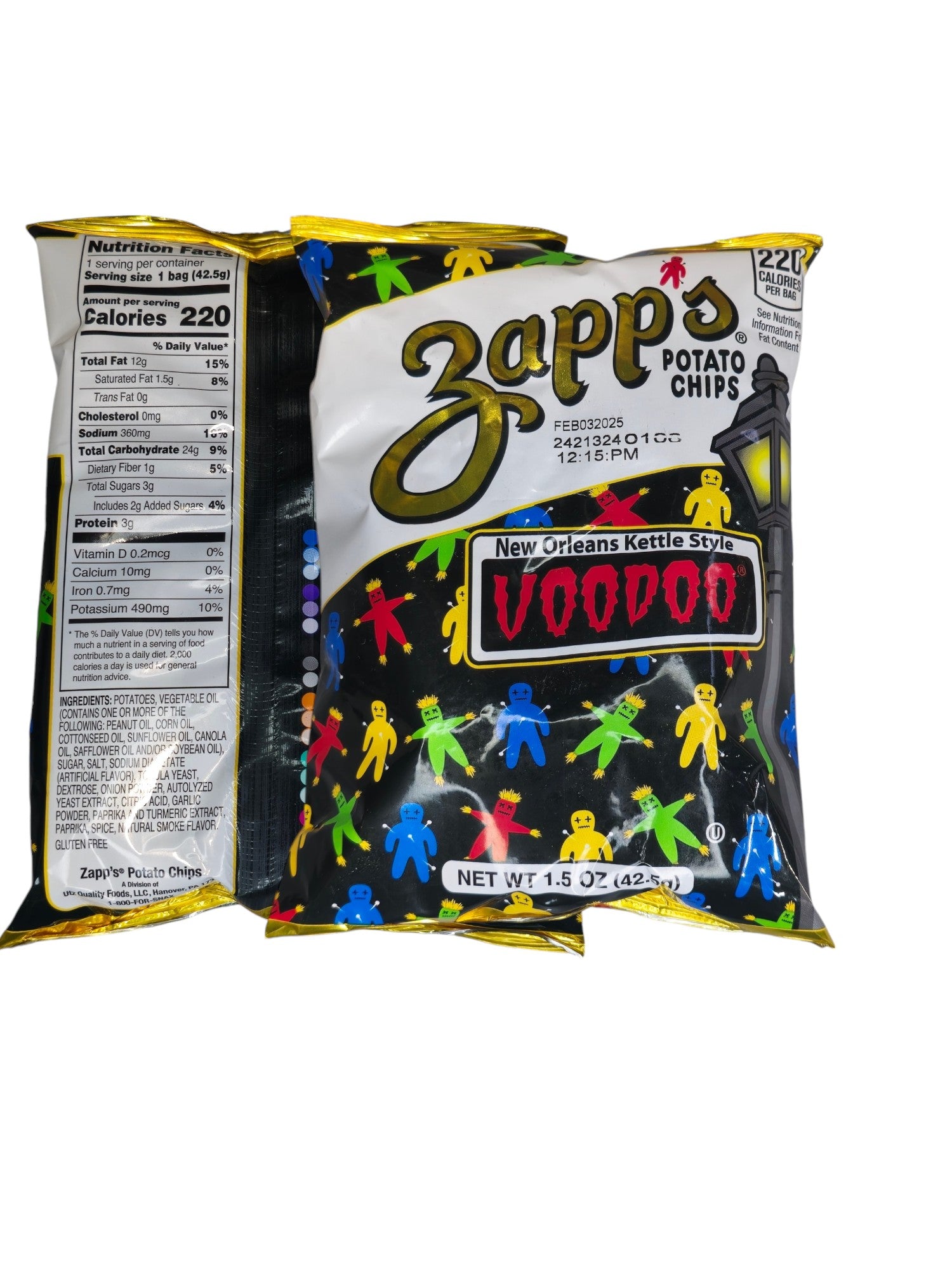 Zapps Supervariety Potato Chips 24 pack 1.5 oz All 9 flavors included